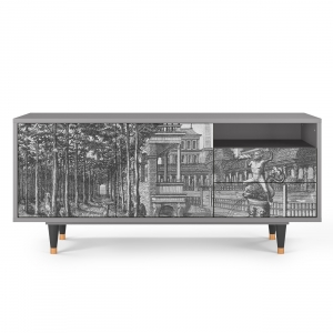 Sideboard - STORYZ - T7 View of the Piazza - Grey