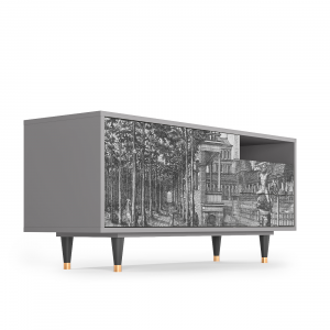 Sideboard - STORYZ - T7 View of the Piazza - Grey