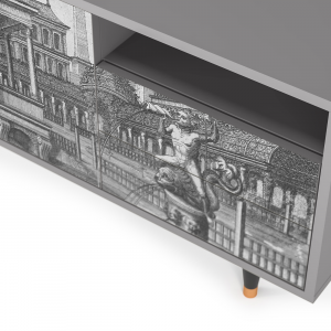 Sideboard - STORYZ - T7 View of the Piazza - Grey