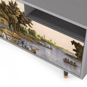 Sideboard - STORYZ - T7 Mill along a River - Grey