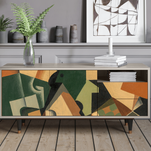 Sideboard - STORYZ - T7 Glass and Checkerboard - Sand