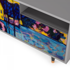 Sideboard - STORYZ - T7 Winter Landscape - Grey