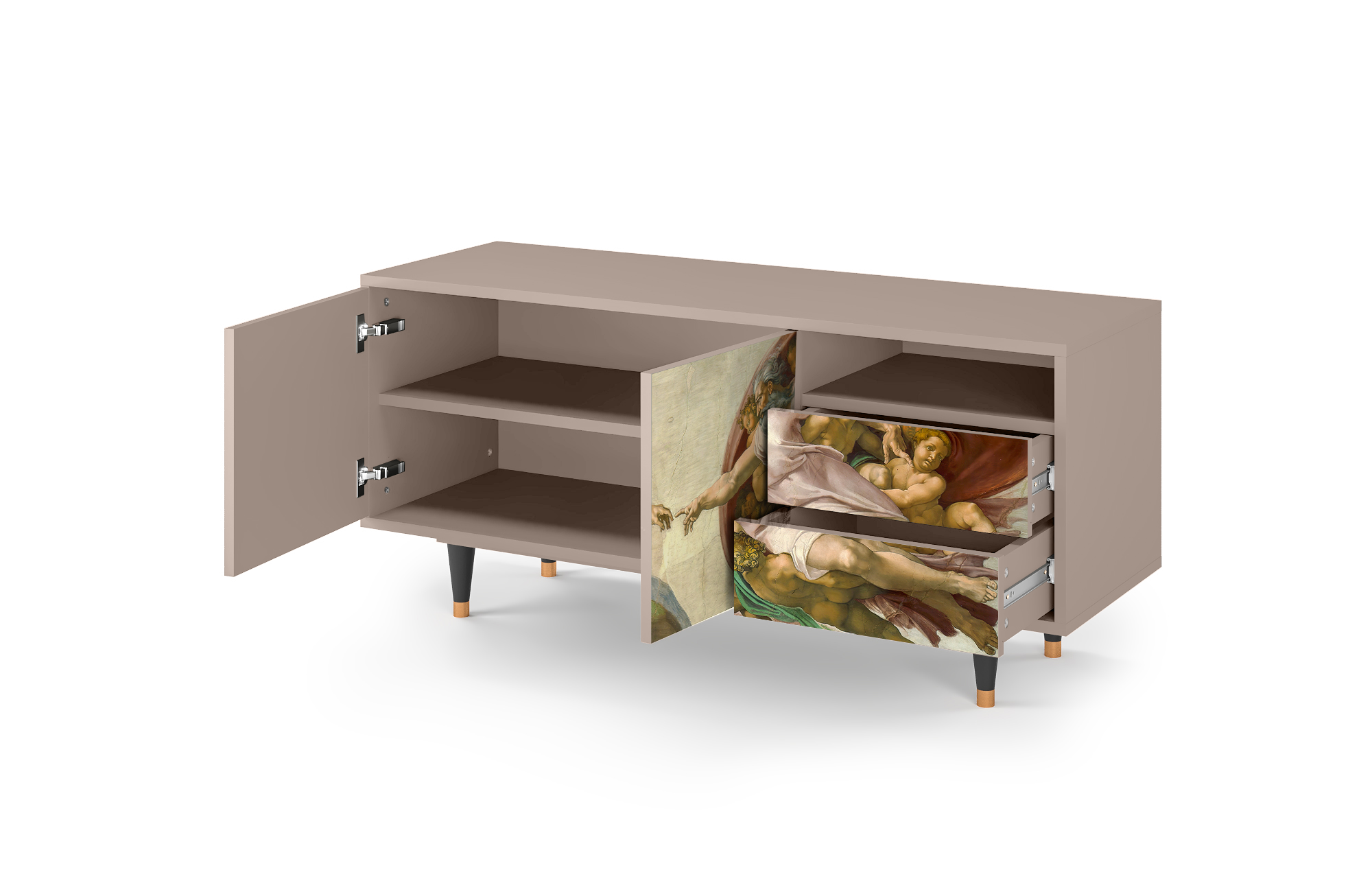 Sideboard – STORYZ – T7 The Creation of Adam – Latte Sideboard - STORYZ - T7 The Creation of Adam - Latte