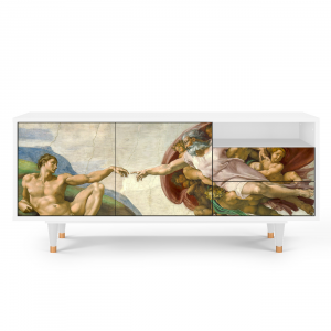 Sideboard - STORYZ - T7 The Creation of Adam - White