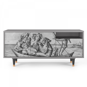 Sideboard - STORYZ - T7 Blau Schuyte - Grey