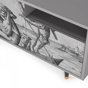 Sideboard - STORYZ - T7 Blau Schuyte - Grey