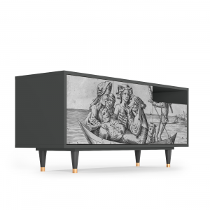 Sideboard - STORYZ - T7 Blau Schuyte - Antracite