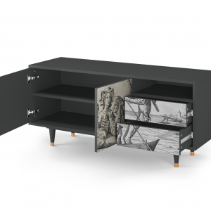 Sideboard - STORYZ - T7 Blau Schuyte - Antracite