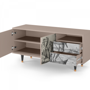 Sideboard - STORYZ - T7 Blau Schuyte - Latte