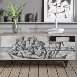 Sideboard - STORYZ - T7 Blau Schuyte - Sand