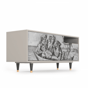 Sideboard - STORYZ - T7 Blau Schuyte - Sand