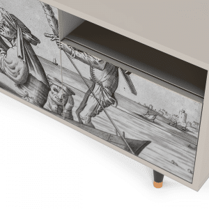 Sideboard - STORYZ - T7 Blau Schuyte - Sand