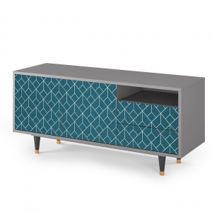 Sideboard - STORYZ - T7 Turquoise Geometry - Grey