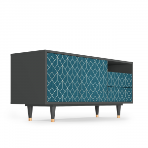 Sideboard - STORYZ - T7 Turquoise Geometry - Antracite