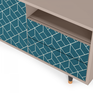 Sideboard - STORYZ - T7 Turquoise Geometry - Latte