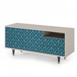 Sideboard - STORYZ - T7 Turquoise Geometry - Sand