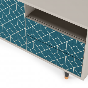 Sideboard - STORYZ - T7 Turquoise Geometry - Sand