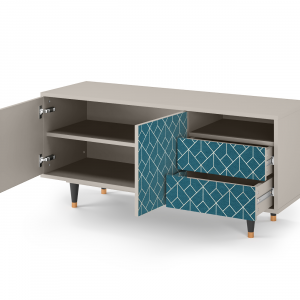 Sideboard - STORYZ - T7 Turquoise Geometry - Sand