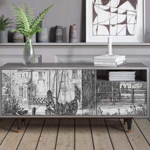 Sideboard - STORYZ - T7 Castle with Bridge - Grey