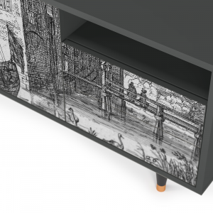 Sideboard - STORYZ - T7 Castle with Bridge - Antracite