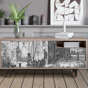 Sideboard - STORYZ - T7 Castle with Bridge - Latte