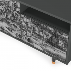 Sideboard - STORYZ - T7 Rusticorum - Antracite