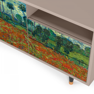 Sideboard - STORYZ - T7 Poppy field by van Gogh - Latte