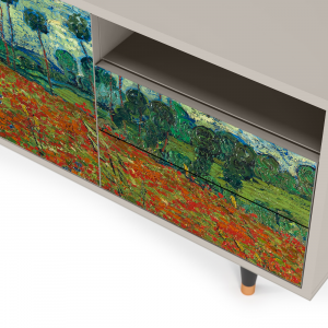 Sideboard - STORYZ - T7 Poppy field by van Gogh - Sand