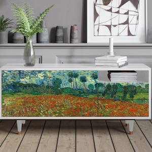 Sideboard - STORYZ - T7 Poppy field by van Gogh - White
