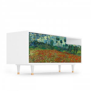 Sideboard - STORYZ - T7 Poppy field by van Gogh - White