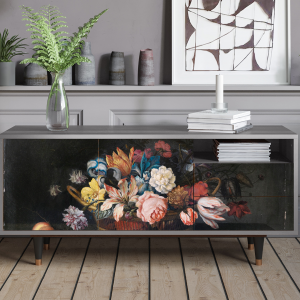 Sideboard - STORYZ - T7 Still Life with Flowers - Grey