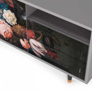Sideboard - STORYZ - T7 Still Life with Flowers - Grey