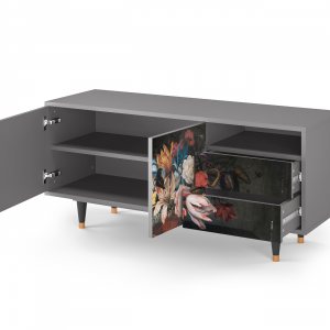 Sideboard - STORYZ - T7 Still Life with Flowers - Grey