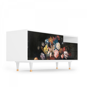 Sideboard - STORYZ - T7 Still Life with Flowers - White