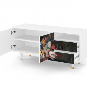 Sideboard - STORYZ - T7 Still Life with Flowers - White
