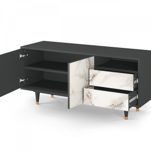 Sideboard - STORYZ - T7 Milk Marble - Antracite