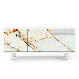 Sideboard - STORYZ - T7 Sandy Marble - White