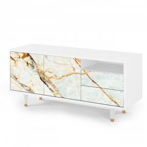 Sideboard - STORYZ - T7 Sandy Marble - White
