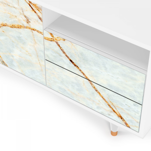 Sideboard - STORYZ - T7 Sandy Marble - White