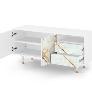 Sideboard - STORYZ - T7 Sandy Marble - White