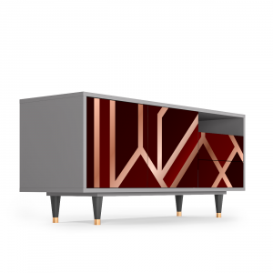 Sideboard - STORYZ - T7 Velvet 1920's - Grey