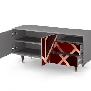 Sideboard - STORYZ - T7 Velvet 1920's - Grey