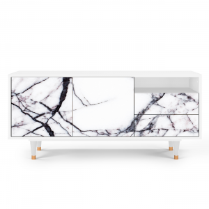 Sideboard - STORYZ - T7 Raven Marble - White