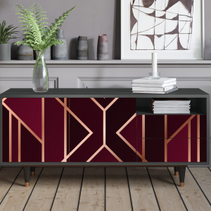 Sideboard - STORYZ - T7 Burgundy Jewelery - Antracite