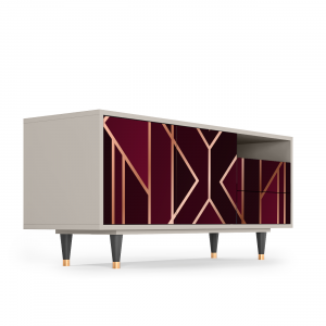 Sideboard - STORYZ - T7 Burgundy Jewelery - Sand