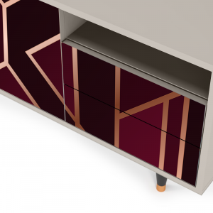 Sideboard - STORYZ - T7 Burgundy Jewelery - Sand
