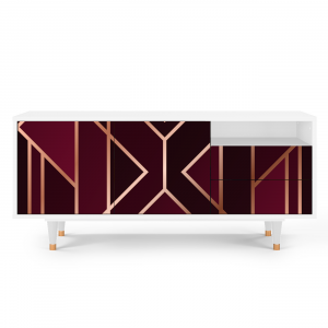 Sideboard - STORYZ - T7 Burgundy Jewelery - White