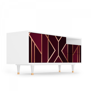 Sideboard - STORYZ - T7 Burgundy Jewelery - White