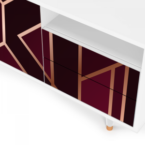 Sideboard - STORYZ - T7 Burgundy Jewelery - White