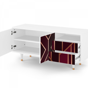 Sideboard - STORYZ - T7 Burgundy Jewelery - White